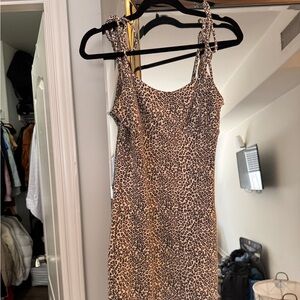 Leopard bodycon dress